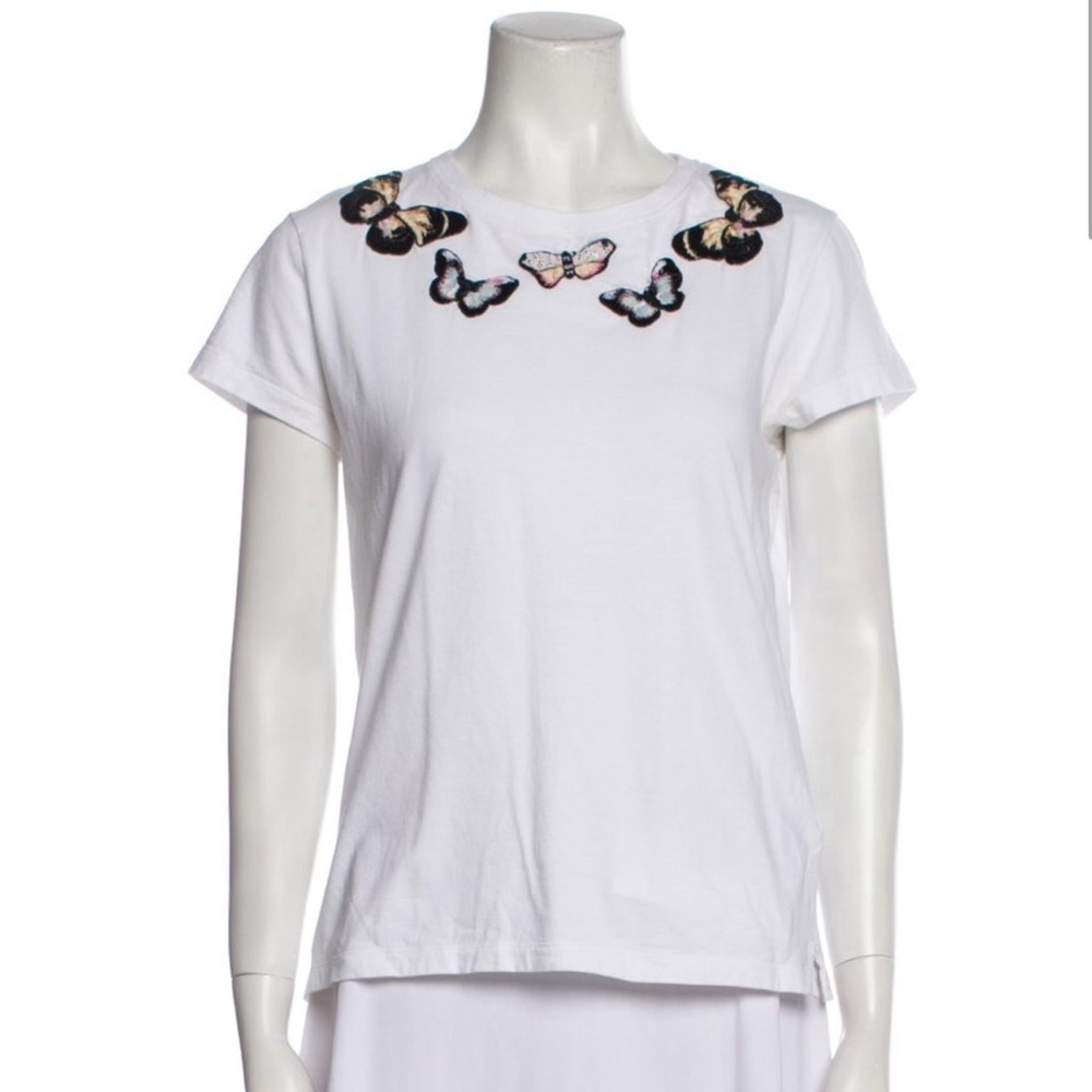 Valentino Garavani White Graphic Short Sleeve Tee